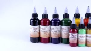 1 Bottle 30ml Black Temporary Tattoo Ink For Body Paint Small Tattoos Airbrush Spray Color