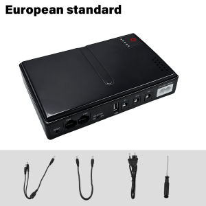 Bộ Lưu Điện Mini DC UPS 5V-12V Thiết Kế Pin Thay Thế Được Dành Cho Bộ Định Tuyến Modem WiFi Thiết Bị Mạng