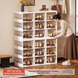 ZHUOLESHI | Storage Shoes Box Easy No-Install
