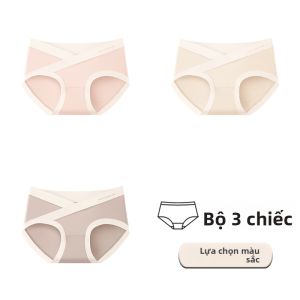 Quần lót MiiOW Cat Person cho phụ nữ mang thai làm bằng lụa kháng khuẩn thoáng mát thoải mái