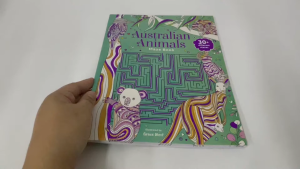 Australian Animals Colouring And Maze Fun Activity Book For Kids