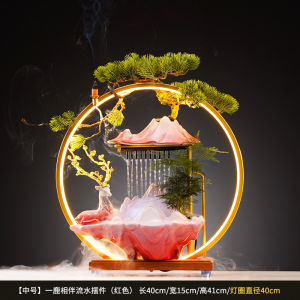 Creative Fortune Flowing Water Ornaments Humidifier Deer Fortune Circulating Water Hallway Living Room Office Housewarming Gifts