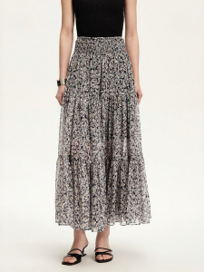 Vero Moda | Spring Summer New Style High Waist Skirt With Small Flower Patterns