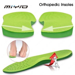 MIYIO 1Pair Orthopedic Insoles Orthotics Flat Foot Health Sole Pad for Shoes insert Arch Support pad for plantar Fasciitis 鞋垫