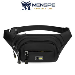 MENSPE Mens Chest Bag Fashion Waist Bag Multifunctional Crossbody Bag Waterproof Sports Bag Large Capacity Casual Bag Messenger Bag Shoulder Bag Outdoor Fitness Bag Travel Bag Business Bag
