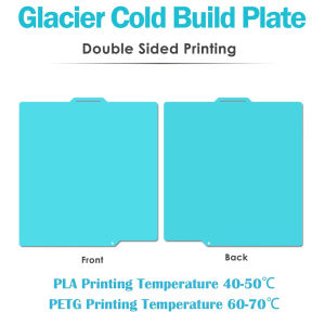 begrint | Strong Adhesion 257x257mm No Heat Cold Build Plate Double Sided Spring Steel Sheet For Bambu Lab X1 X1C P1S P1P 3D Printing