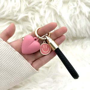 Goddess Gift Genuine Sheepskin Short Keychain Luxury Leather Bag Charm Creative Festival Supplies Car Keychain Accessory