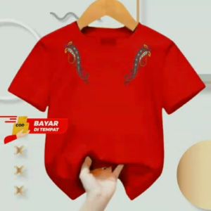 Kaos Atasan Anak Laki-Laki Usia 1-12 Tahun: Batik Lengan Pendek