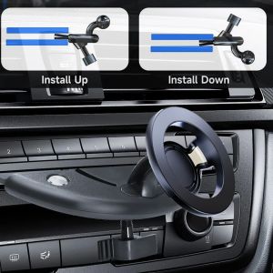 Magnetic Car CD Slot Mount Magsafe Phone Holder Universal Mobile Bracket Clip Support for iPhone 16/15/14/13/1211 Samsung Xiaomi