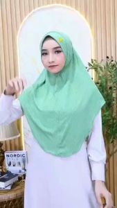 HIJAB INSTAN LISA JERSEY JAGUAR / JILBAB INSTAN TERBARU by ILLAH HIJAB / JILBAB INSTAN TERBARU KEKINIAN