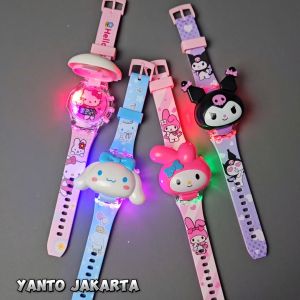 Jam tangan anak perempuan Melody Kuromi Cinnamoroll