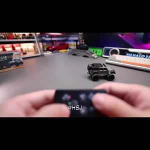 CONUSEA | Alloy Mini Rc Car 1/64 App Control with Led Light 2.4G 2Wd Off-Road Climbing Vehicle Tabletop Remote Control Toy Gift for Kids