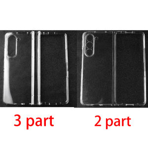 Clear Acrylic Hinge Case Ultra-Thin Anti-Shock for Samsung Galaxy Z Fold7 Fold6 Fold5 5G 2025 Transparent Armor Phone Cover