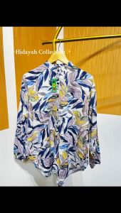 KEMEJA WANITA BAHAN RAYON DIAMOND LD 110 MUAT DARI BB 45-75kg