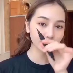2 in 1 Double-headed Large Small Size Sealed Eyeliner Pen Cat Eye Sealed Eyeliner Double-headed Waterproof Small Size Stamp Pen Eye Makeup