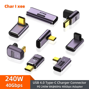 PD240W USB4.0 40Gbps Thunderbolt3 OTG Adapter 8K 60Hz USB C to Type C 48V 5A Fast Charging Converter Data Adapter For PC Tablet