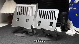 Giá đỡ laptop kim loại xoay 360 độ có thể gấp gọn  tiện lợi