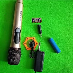 N16 MICROPHONE ORIGINAL WIRELESS UHF CASAN SINGLE ICHIKO MIC MIK MIX MIKROPHONE USB TYPE C PRO