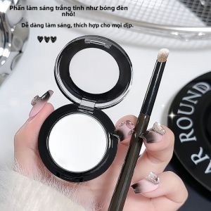 Phấn Má Hồng Hoàn Thiện Màu Hoàn Thiện Dạng Kem Không Bóng MGL Highlighter Blush Palette Dành Cho Học Sinh