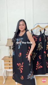 DASTER MIDI WANITA LD 120 MOTIF NURA KEKINIAN TERBARU DRESS KENSI JUMBO VIRAL PIYAMA TIDUR