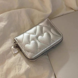 Elegant Heart Shaped Womens Wallet Large Capacity Anti-Magnetic Multi-Function Card Holder Compact Size 2025 New Style