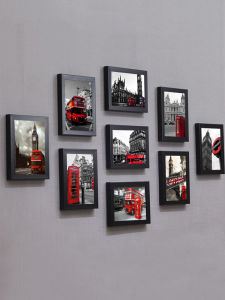 Elegant European Vintage Photo Wall Decor Living Room Decor Punch Free Combination Picture Hanging on Wall