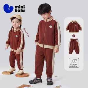 MINI BALA | Retro Breathable School Outfit Set 2 Pieces