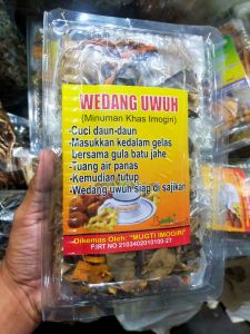 wedang uwuh - wedang asli Imogiri - isi 10 bungkus - ekstra Gula batu - wedang uwuh Jogja murah