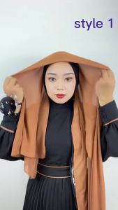 New Sunscreen Ethnic Hijabs Chiffon Beaded Floral Pattern Hijabs Women Shawl Scarf Veil