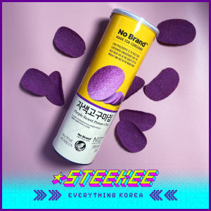 No Brand Purple Sweet Potato Chips 160g by Steekee Korea 1966