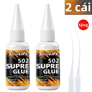 LOOLIFL | 1-7PCS 502 Super Glue Keo Trong Suốt Khô Nhanh Cho Kim Loại Gỗ Cao Su Da - Công Cụ Sửa Chữa Liên Kết Tức Thì Đa Năng