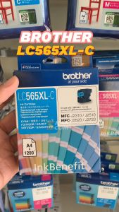 ตลับหมึกอิงค์เจ็ท Brother LC-565XL C ใช้กับเครื่องปริ้นเตอร์ Brrother รุ่น MFC-J2310/MFC-J2510