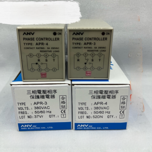 Original Genuine Goods Taiwan ANV Three-Phase Voltage Phase Sequence Protection Relay APR-4/APR-3