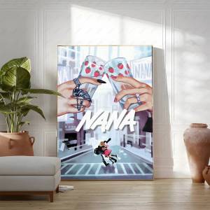Bandai | 1PC Classic Anime NANA Poster Self-adhesive Art Waterproof Paper Sticker Coffee House Bar Room Wall Decor