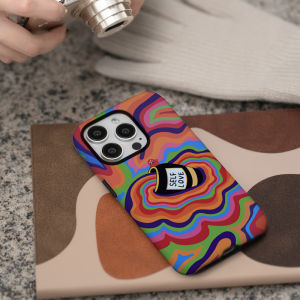 Shtotop Studio Cartoon Oil Painting Phone Case for 15Promax 16Promax Female Model Fashionable Protective Shell