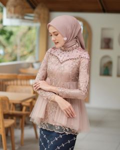 Kebaya Ameera Couple Kebaya Modern Baju Wisuda Tunangan Lamaran Terbaru Baju couple Batik Brokat Kondangan