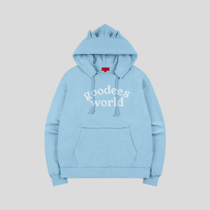 GOOD BAI | Áo Hoodie In Hình Logo Tai Mèo Form Rộng