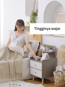Meja Nakas Bedside Table Meja Samping Kamar Tidur Meja Nakas Serbaguna Lemari Nakas Kayu Minimalis