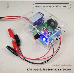 LM317 Adjustable DC Power Supply Regulator Kit Multi-Function Welding Practice Training Electronic DIY Production Parts