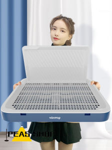 Training Pad Holde Mesh Dog Toilet Dog Potty Tray Anti-Slide Dog Toilet for Pet Supply Blue