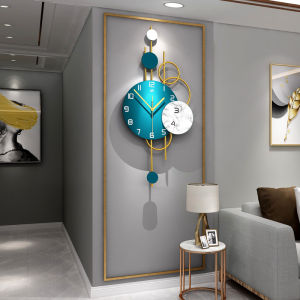 Fashion Light Luxury Clock Wall Clock Living Room Creative Home Decoration Clock Simple Hanging Wall Clock