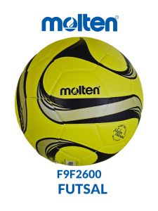 ลูกฟุตซอล futsal Molten F9F2600-WB ขนาดมาตรฐาน futsal หนังพียู(PU) หนังอัด กันน้ำF9F2600-WB ฿ 730. -​ของแท้​100% พร้อมส่ง