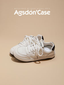 Agsdon | Giày Nữ Đế Dày Đế Mềm Màu Trắng Siêu Nhẹ