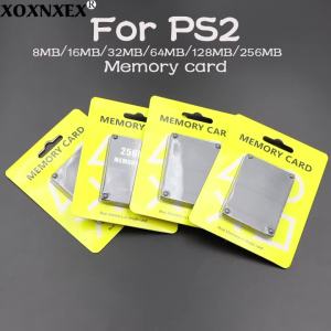 For PS2 8MB/16MB/32MB/64MB/128MB/256MB Memory Card Memory Expansion Cards Suitable for PS1 PS2 Black Memory Card