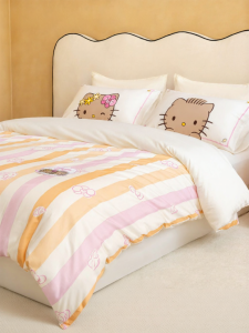 T-B-H | Hello Kitty 4-piece Bed Set 80S Cotton Sateen