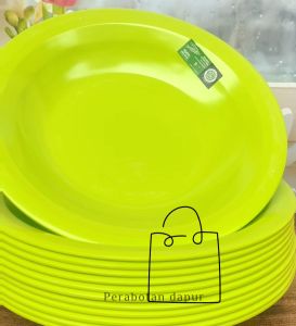 1/2 LUSIN PIRING MELAMINE GOLDEN FLYING FIST CAPIKAN TERBANG ORIGINAL TEBAL DAN TAHAN PANAS