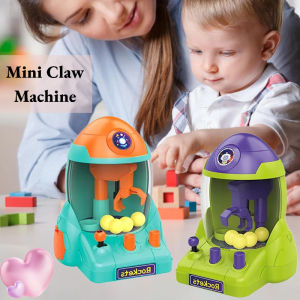 Claw Machine Toy Relieve Boredom Built-in Mini Balls Claw Toy Grabber Desktop Ball Catcher Toy Kids Toy Gift