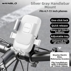 WANSLO | Anti-Shake Shockproof Bike Phone Holder Bracket