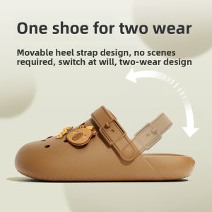 MONLEYTA | Anti-Slip Hole Shoe Slippers Loose Wear Comfortable Breathable odorless Outdoor Walking Shoes For Pregnant Women And Elderly