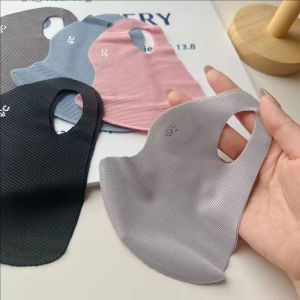 Băng cảm thấy mặt nạ màu trơn nữ thoáng khí và bảo vệ chống tia UV mùa hè bịt mặt che nắng